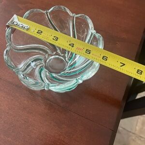 Vintage Mikasa Green Swirl Bowl with box.